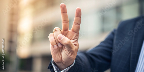 A Hand Sign Indicating Cheating, Representing Dishonesty