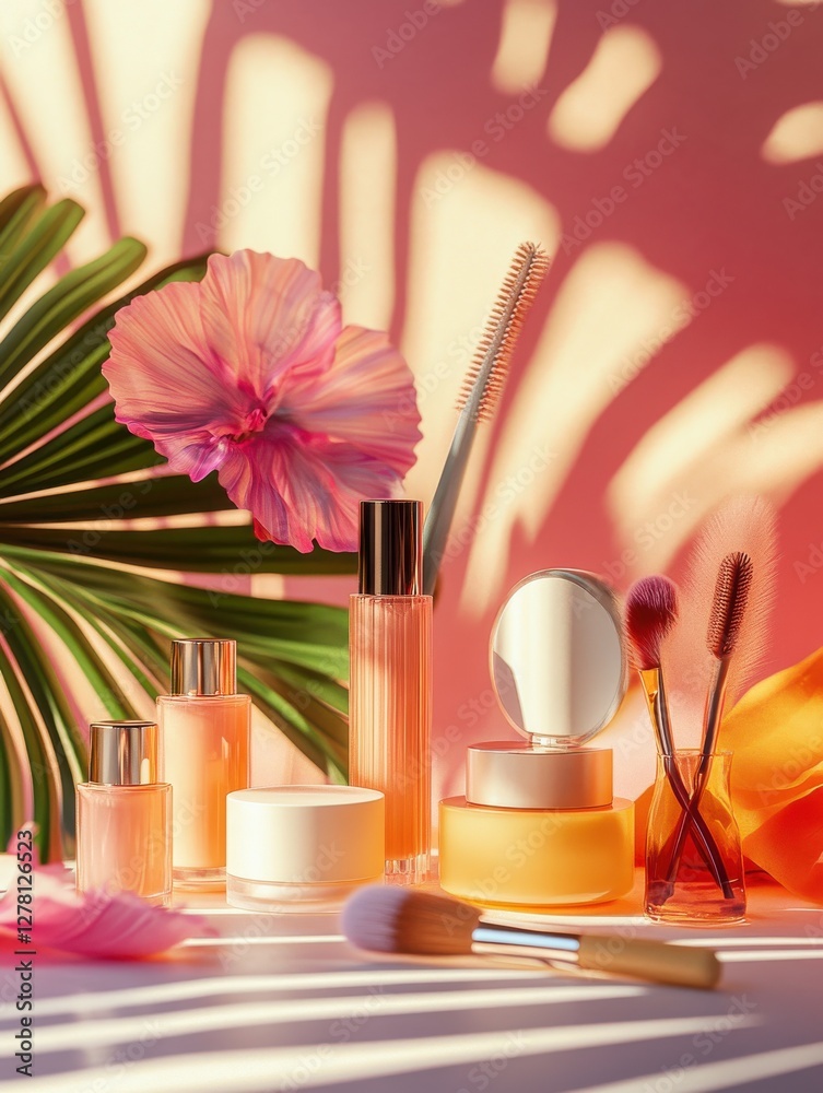 in a style of cosmetics and beauty products, generate 12 setups to use them, bright, soft, insta grid 12 posts, 8k, in a style of cosmetics and beauty products, generate 12 setups to use them, bright, soft, insta grid 12 posts, 8k,