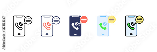 Calling Multistyle Icon Set