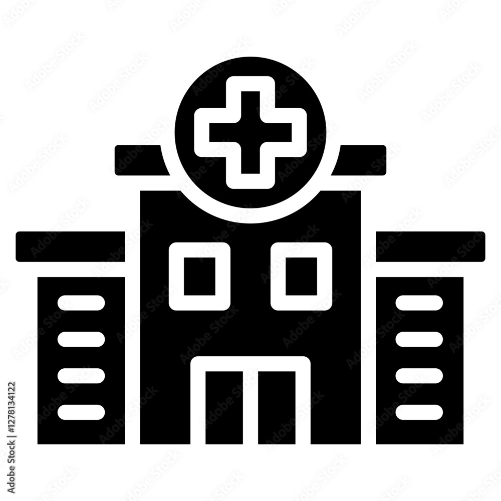 Fototapeta premium Hospital Icon
