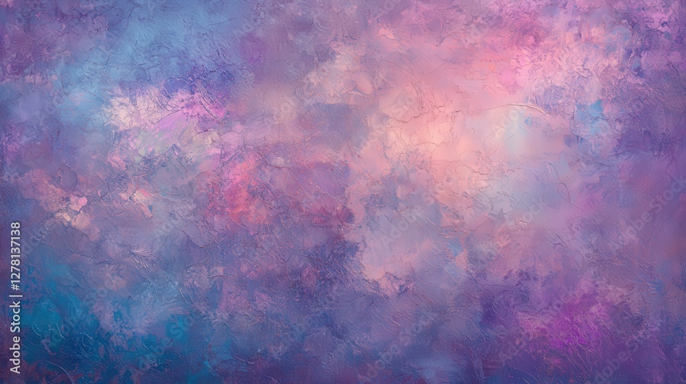Abstract Textured Painting Purple Pink Blue Hues Abstract Textured Painting Purple Pink Blue Hues