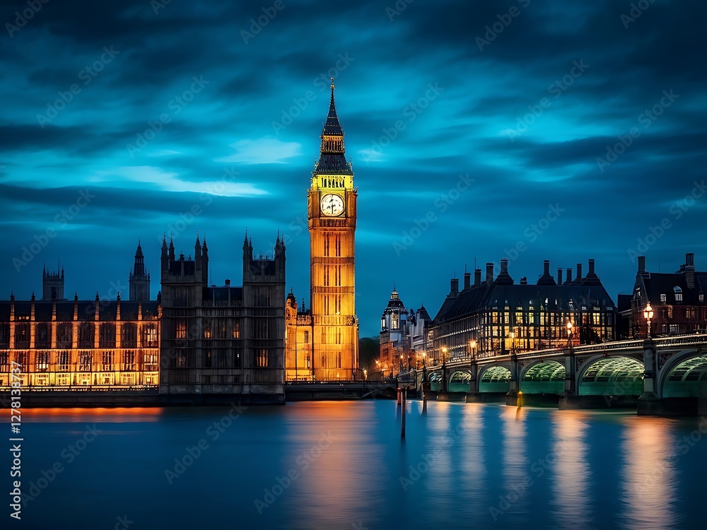 Big Ben and Houses of Parliament at Dusk Big Ben and Houses of Parliament at Dusk