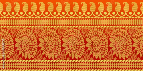 beautiful graphic saree design and this sari design is in Indian style which is for textile fashion industry and it can be used as wallpaper backdrop and website bg this style is originated in india 