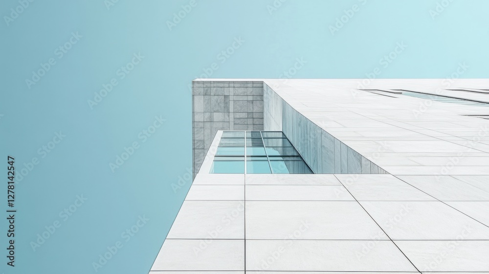 Obraz premium Federal Reserve building with clear skies. Featuring monetary policy and financial regulation