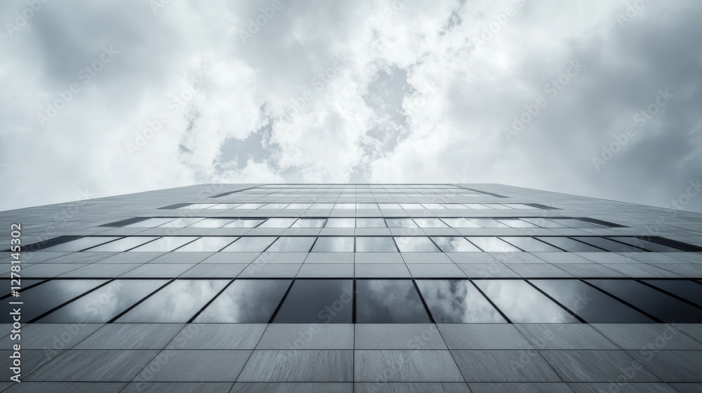 Federal Reserve building with cloudy backdrop. Featuring monetary control and fiscal regulation Federal Reserve building with cloudy backdrop. Featuring monetary control and fiscal regulation