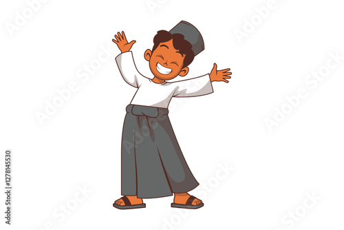 Muslim Boy Character