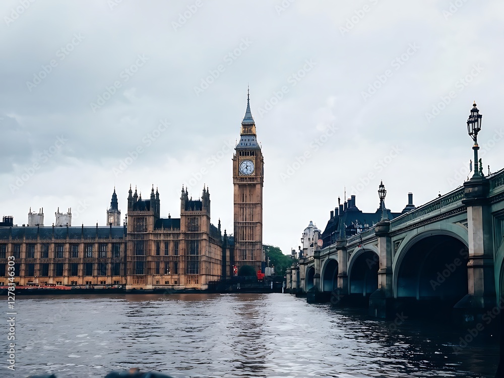 Fototapeta premium Big Ben and Houses of Parliament in London