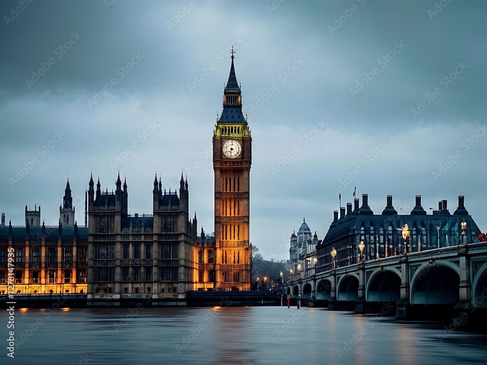 Big Ben and Houses of Parliament at Twilight Big Ben and Houses of Parliament at Twilight