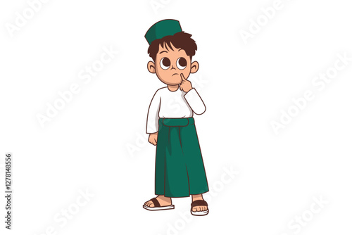 Muslim Boy Character