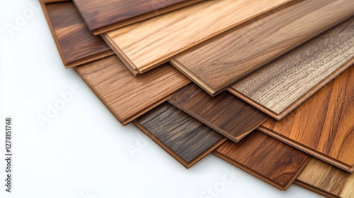 Wood Flooring Samples Light to Dark Brown Shades and Textures