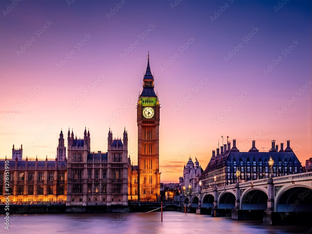 Big Ben and Houses of Parliament at Dusk Big Ben and Houses of Parliament at Dusk