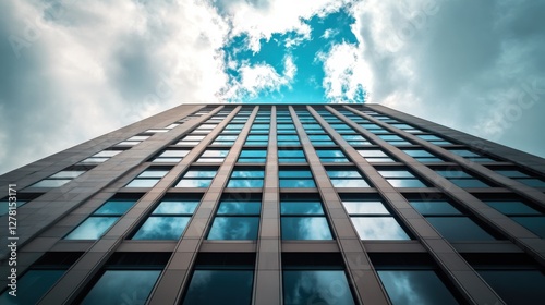 Federal Reserve building with dramatic clouds. Featuring financial oversight and policy-making