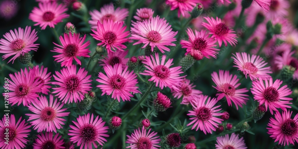 vibrant pink wildflowers in full bloom with a lush green backdrop showcasing nature's beauty and floral diversity vibrant pink wildflowers in full bloom with a lush green backdrop showcasing nature's beauty and floral diversity