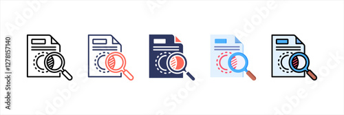Transparency Multistyle Icon Set