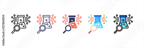 Analysis Multistyle Icon Set