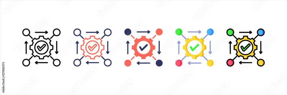 Methodological Rigor Multistyle Icon Set Methodological Rigor Multistyle Icon Set