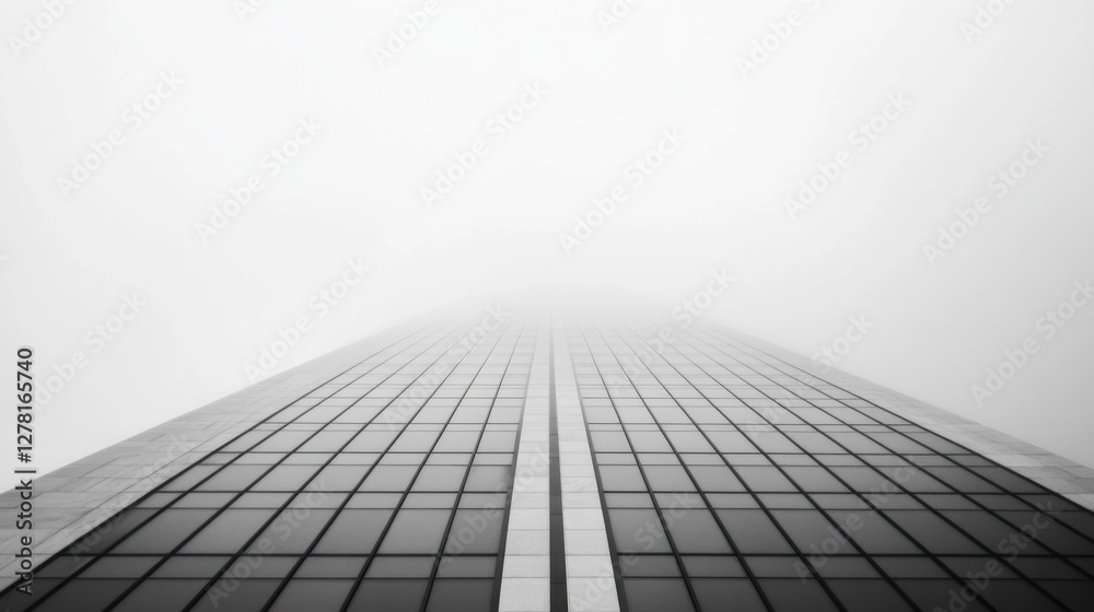 Federal Reserve building with foggy surroundings. Featuring economic resilience and leadership Federal Reserve building with foggy surroundings. Featuring economic resilience and leadership