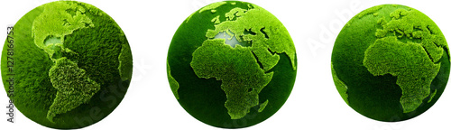 Green Earth Concept Representing Sustainability and Environmental Care