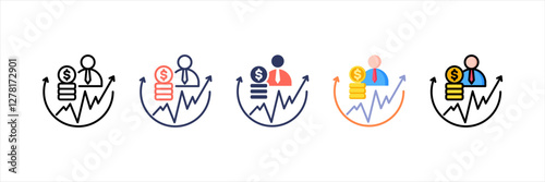 Investor Multistyle Icon Set