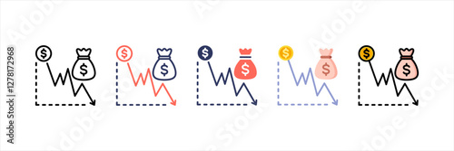 Loss Multistyle Icon Set