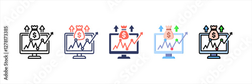 Capital Multistyle Icon Set