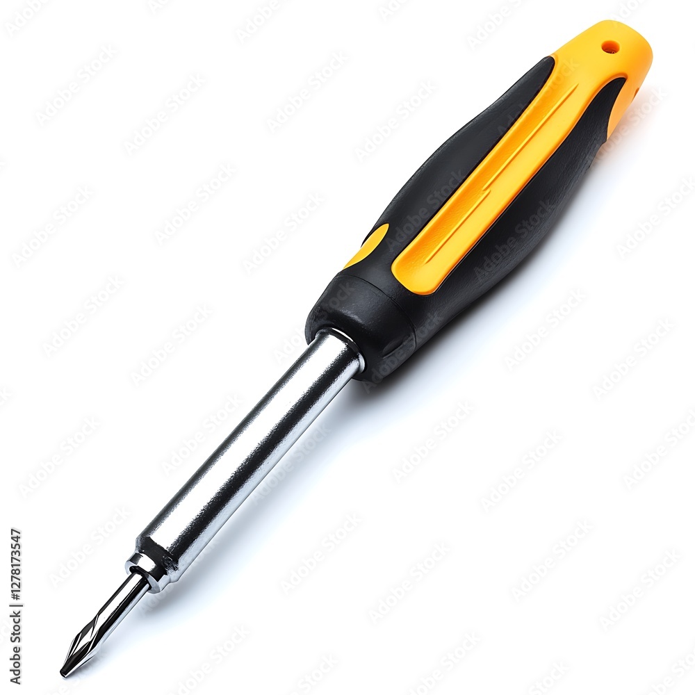 Screwdriver isolated on white background with clipping path and full depth of field Screwdriver isolated on white background with clipping path and full depth of field