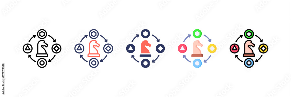 Adaptation Multistyle Icon Set Adaptation Multistyle Icon Set