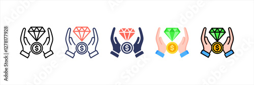 Value Multistyle Icon Set