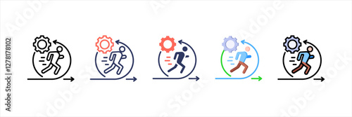 Agility Multistyle Icon Set