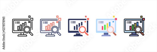 Data Driven Multistyle Icon Set