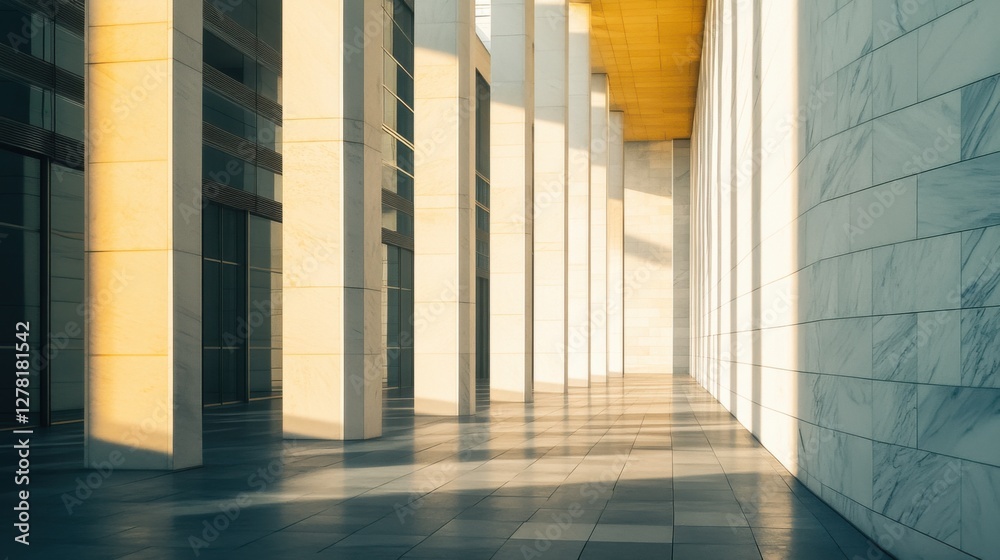 Obraz premium Federal Reserve building with natural daylight. Featuring financial oversight and monetary policy