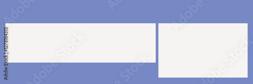 Blue frames clipart vector