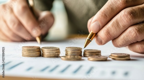 A financial advisor discussing investment strategies with a client