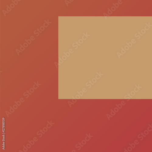 Gradient red square frame vector