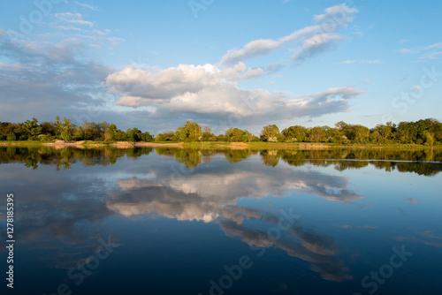 Frühjahr an der Elbe im Jerichower Land	