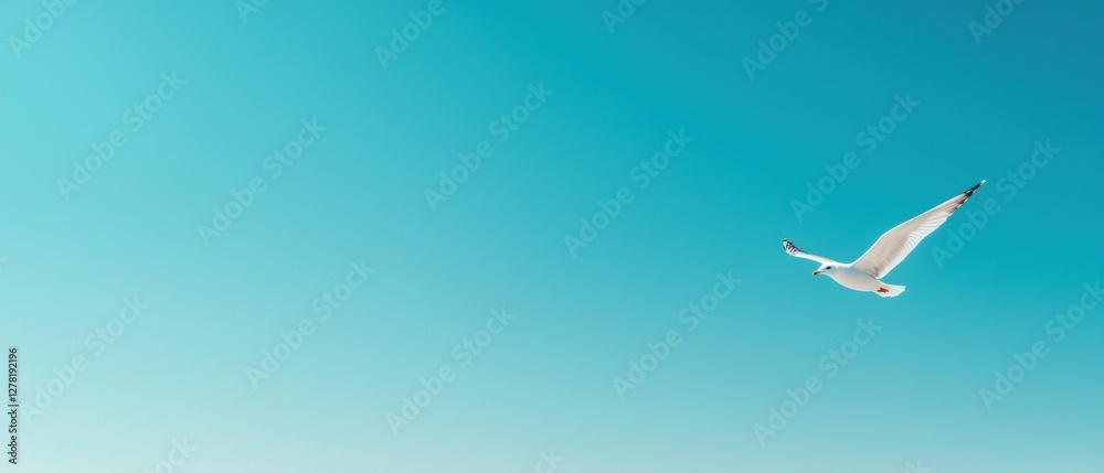 A serene image of a bird soaring effortlessly in a clear blue sky, evoking feelings of freedom and tranquility. A serene image of a bird soaring effortlessly in a clear blue sky, evoking feelings of freedom and tranquility.