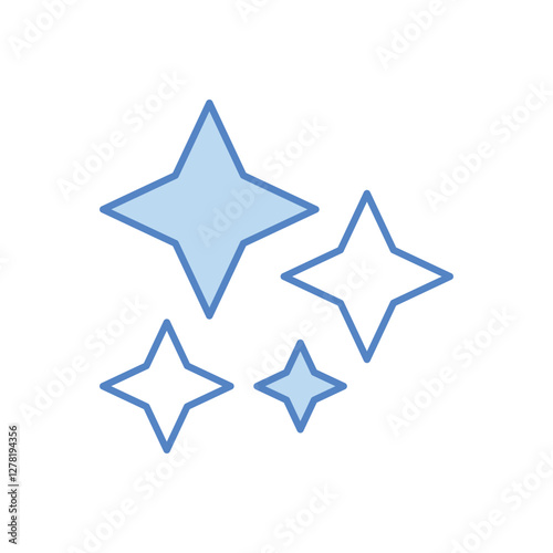 Shiny Birthday  vector icon