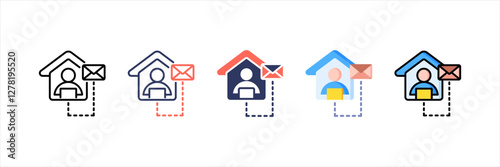 Email Multistyle Icon Set