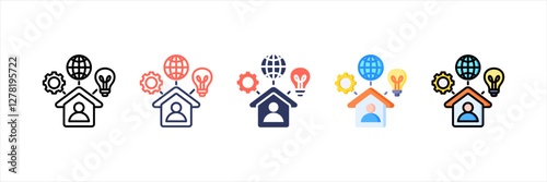 Browsing Multistyle Icon Set
