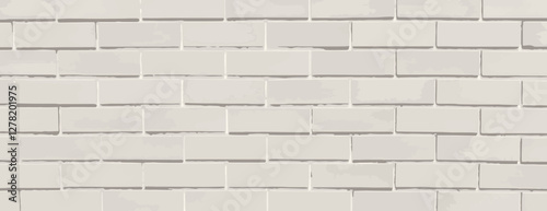 A brick wall background, background with a light gray color, gray color background with a smooth, textured style. Brick texture background vector wallpaper