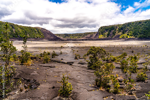 Kīlauea Iki pit crater, Volcano National Park, Hawaii