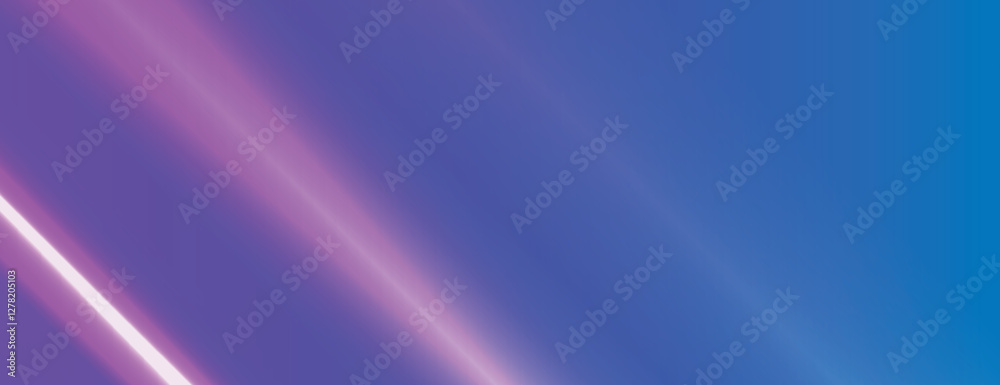 Fototapeta premium Gradient background with vibrant blue and pink hues. The background features smooth transitions and a soft, glowing texture. Gradient neon background vector. Purple background.