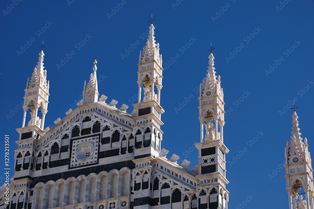 View of chatedral of Monza city near Milan View of chatedral of Monza city near Milan
