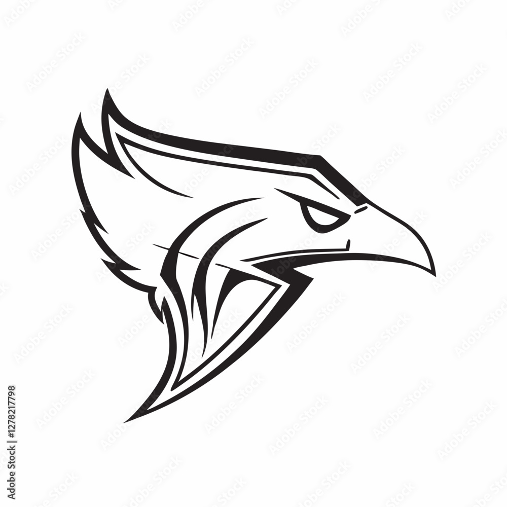 his stylized, graphic illustration showcases a detailed line drawing Line Art Illustration of an Eagle's his stylized, graphic illustration showcases a detailed line drawing Line Art Illustration of an Eagle's