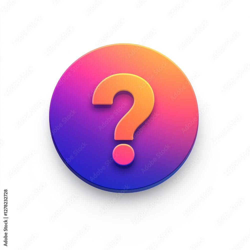 Colorful Question Mark Graphic Design Colorful Question Mark Graphic Design