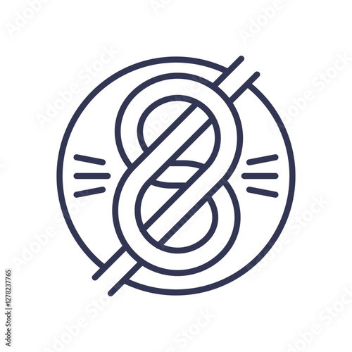 Infinity knot symbolizing mental flexibility and adaptability.