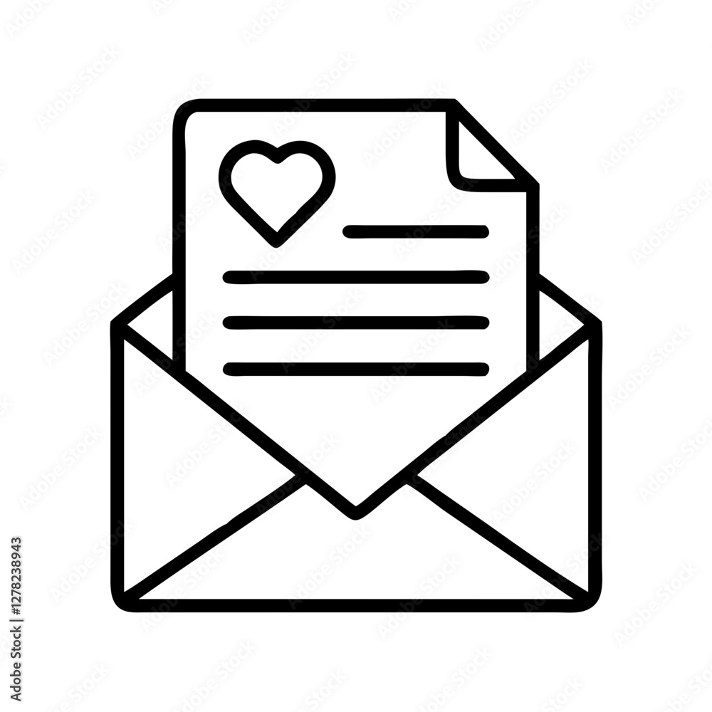 appreciation letter icon, appreciation letter line art - simple line art of appreciation letter, perfect for appreciation letter logos and icons appreciation letter icon, appreciation letter line art - simple line art of appreciation letter, perfect for appreciation letter logos and icons