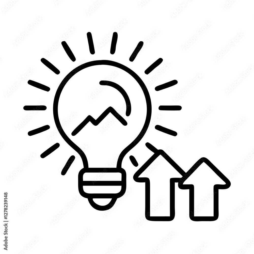 bright future icon, bright future line art - simple line art of bright future, perfect for bright future logos and icons bright future icon, bright future line art - simple line art of bright future, perfect for bright future logos and icons