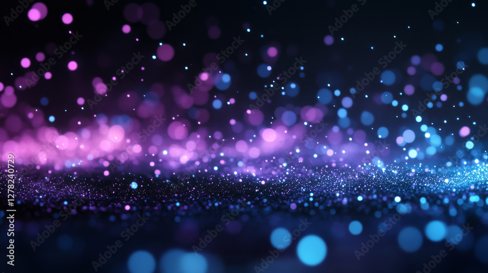 Vibrant abstract background with glowing blue and purple dots Vibrant abstract background with glowing blue and purple dots