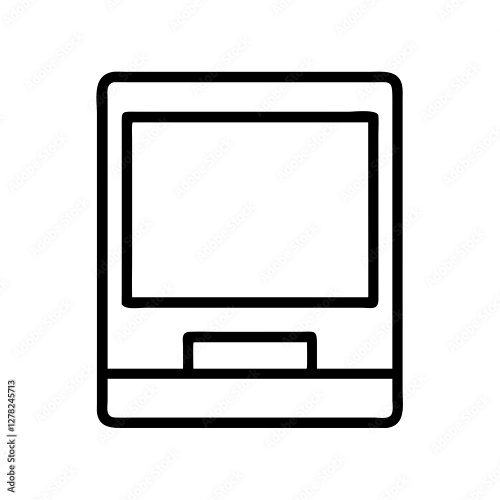 mockup icon, mockup line art - simple line art of mockup, perfect for mockup logos and icons mockup icon, mockup line art - simple line art of mockup, perfect for mockup logos and icons